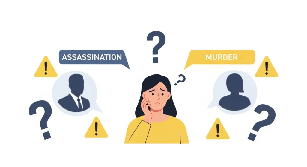 Common Mistakes with Assassination and Murder