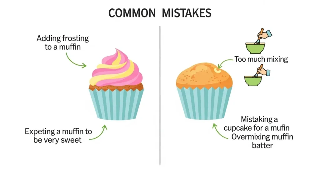 Common Mistakes with Cupcake and Muffin