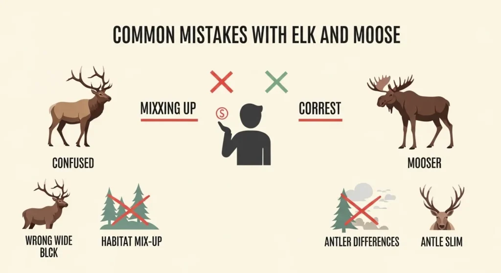 Common Mistakes with Elk and Moose