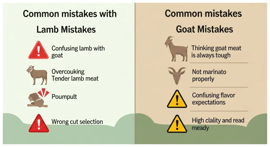 Common Mistakes with Lamb and Goat
