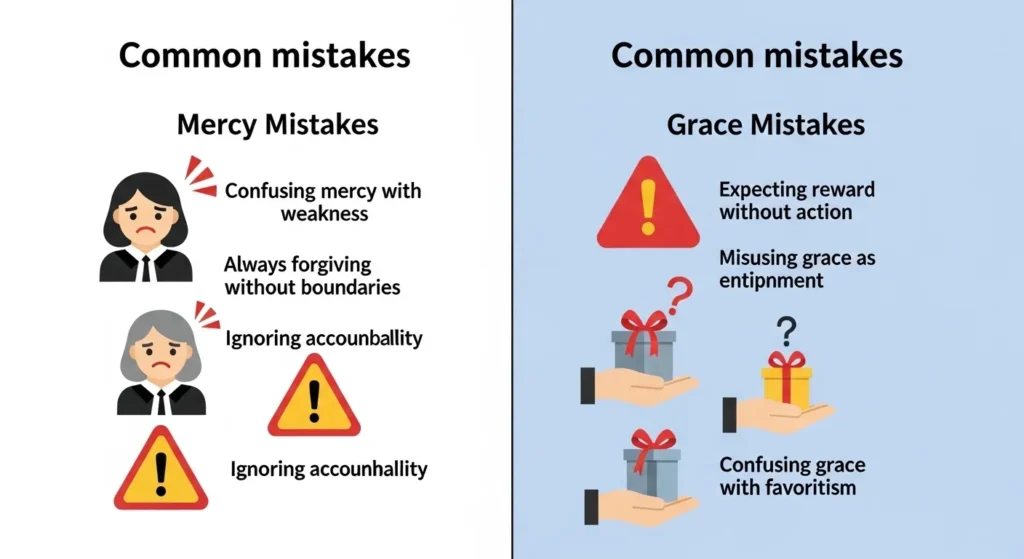 Common Mistakes with Mercy and Grace