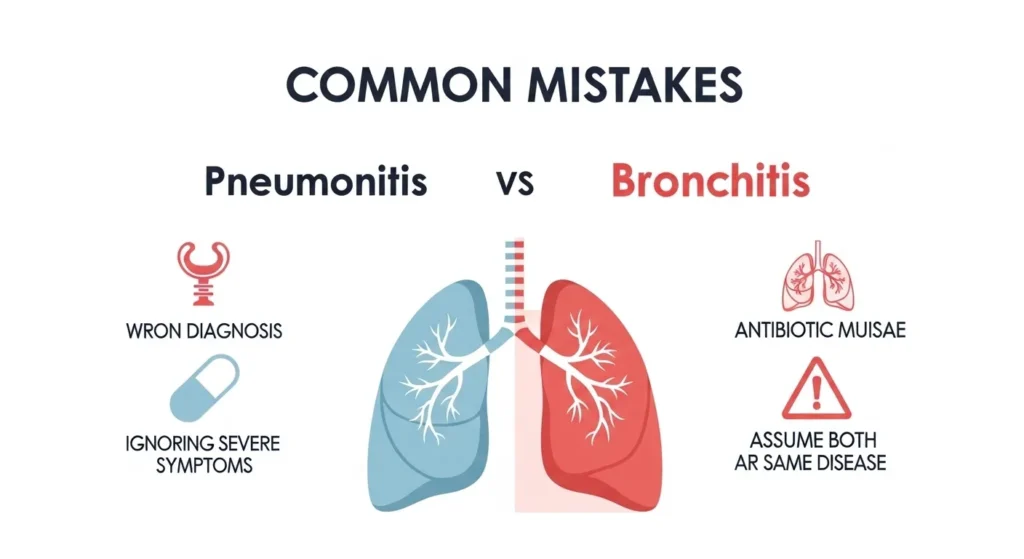Common Mistakes with Pneumonia and Bronchitis