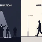 difference between assassination and murder