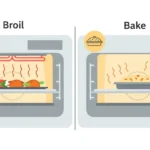 difference between broil and bake