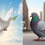 difference between dove and pigeon