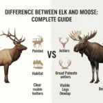 difference between elk and moose