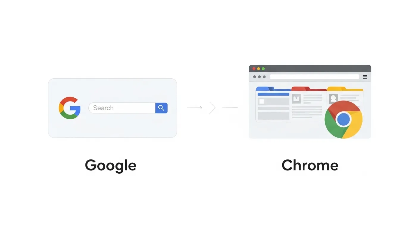 difference between google and chrome
