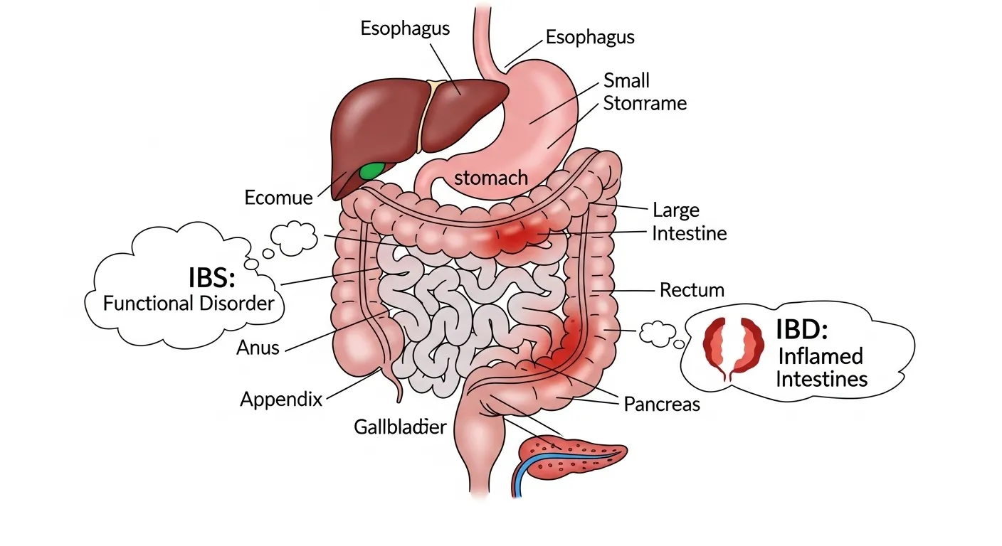 difference between ibs and ibd