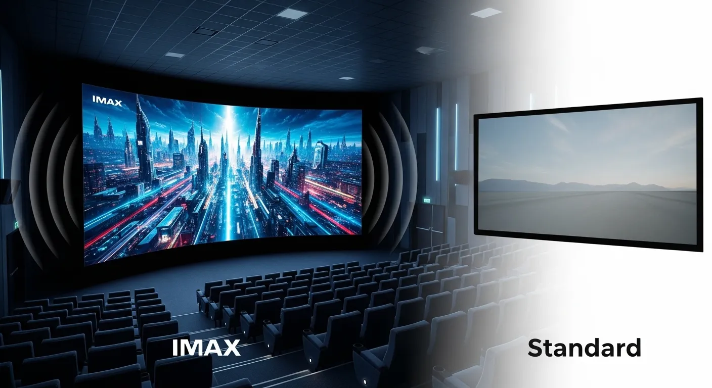 difference between imax and standard
