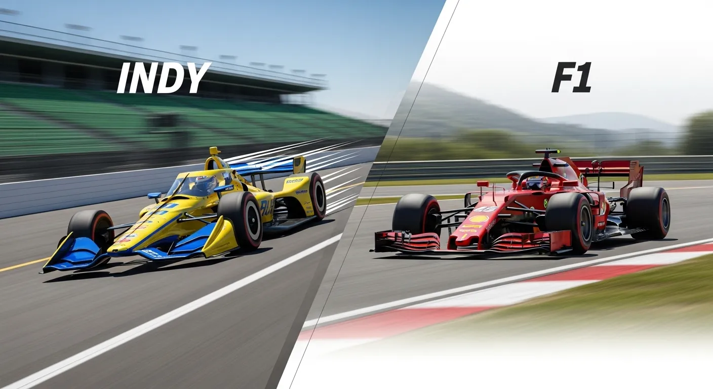 difference between indy and f1