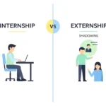 difference between internship and externship