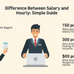 difference between salary and hourly