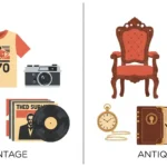 difference between vintage and antique