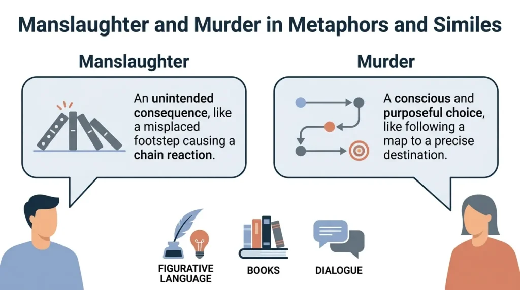 How Manslaughter and Murder Are Used in Metaphors and Simile