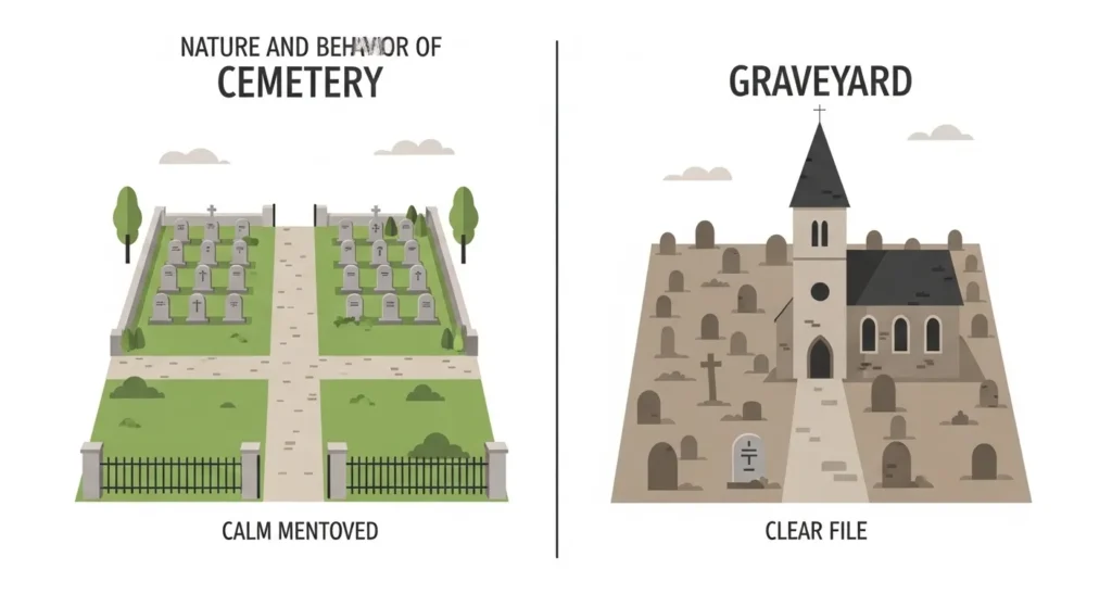 Nature and Behaviour of Cemetery and Graveyard