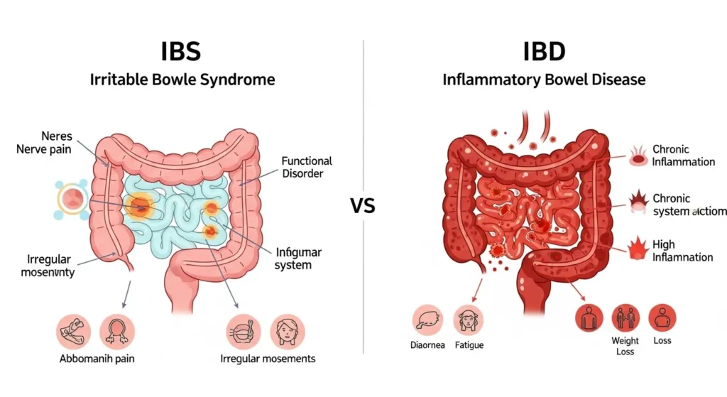 Nature and Behaviour of IBS and IBD
