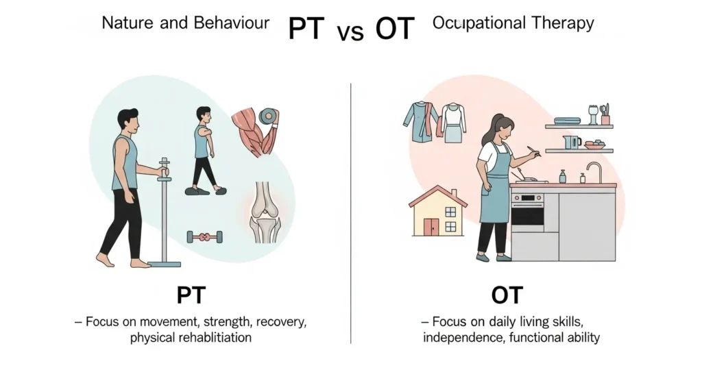 Nature and Behaviour of PT and OT