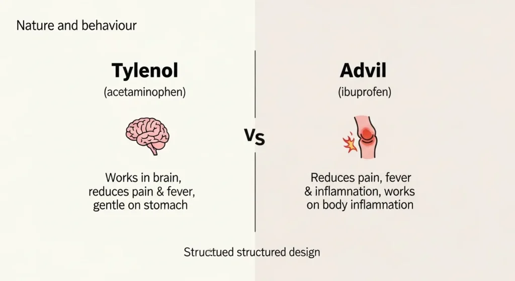Nature and Behaviour of Tylenol and Advil 