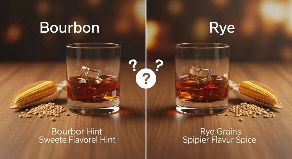 Why People Get Confused Between Bourbon and Rye