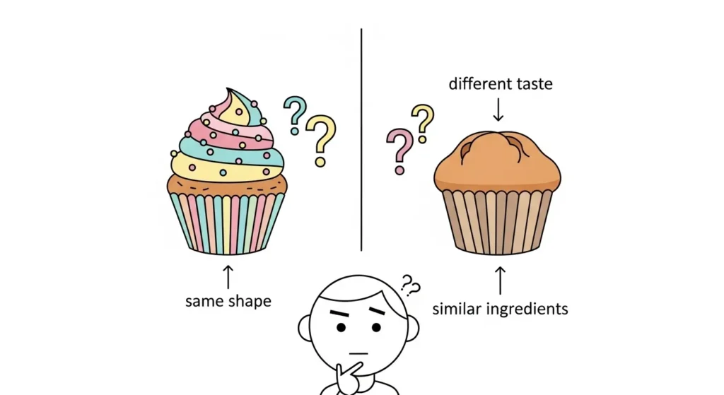 Why People Get Confused Between Cupcake and Muffin
