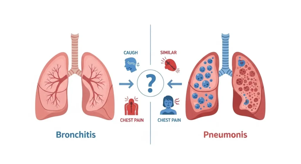 Why People Get Confused Between Pneumonia and Bronchitis