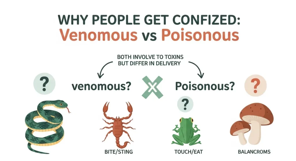 Why People Get Confused Between Venomous and Poisonous