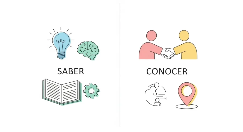 Why Saber and Conocer Exist