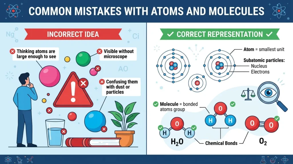 Common Mistakes With Atoms and Molecules