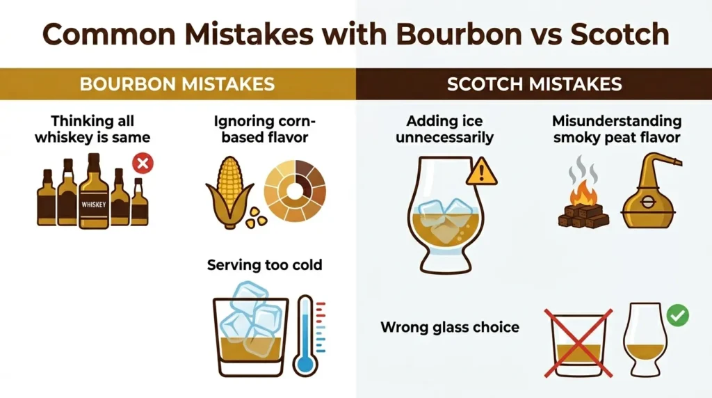 Common Mistakes With Bourbon and Scotch