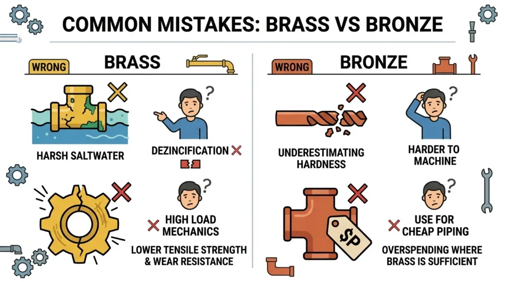 Common Mistakes With Brass and Bronze