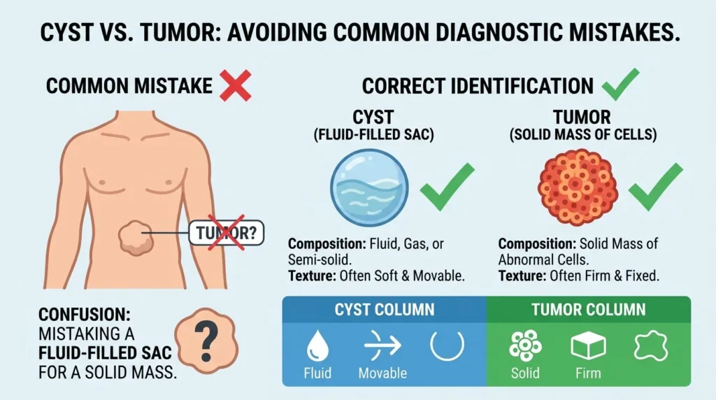 Common Mistakes with Cyst and Tumor