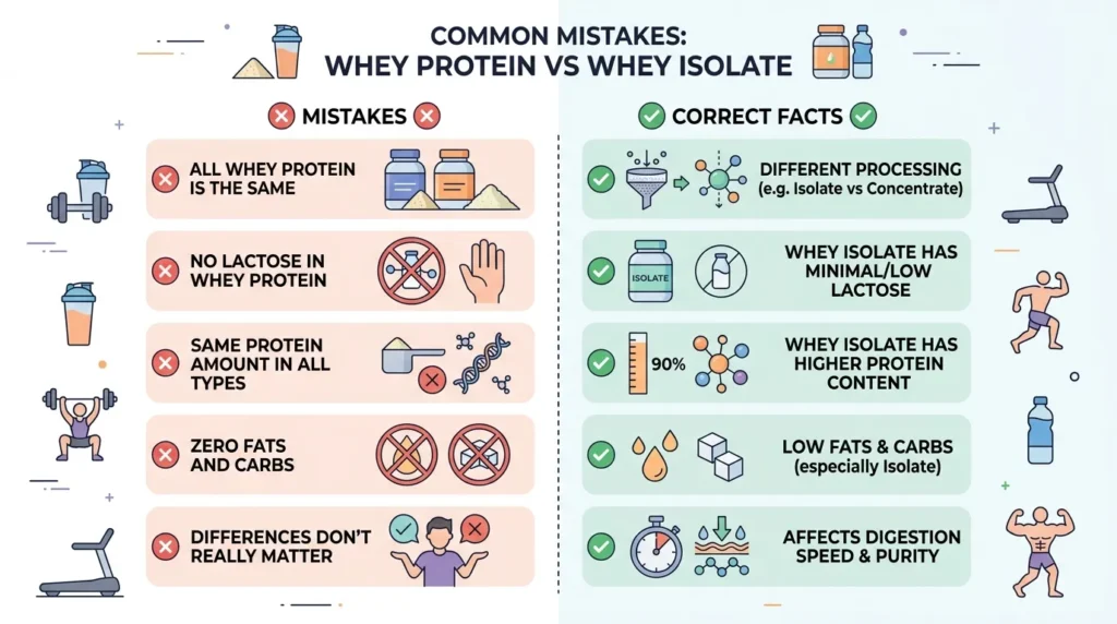 Common Mistakes with Difference Between Whey and Isolate