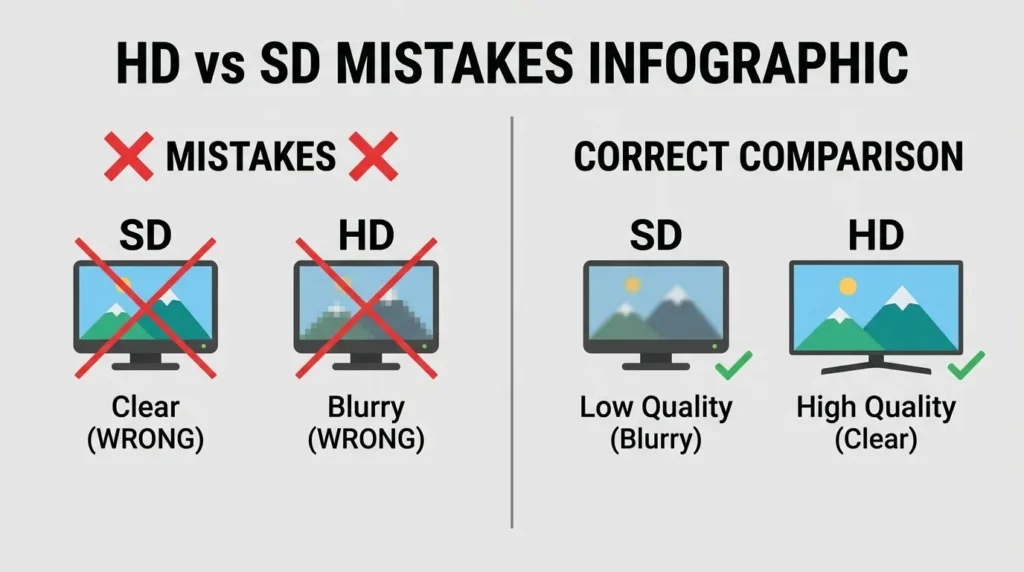 Common Mistakes with HD and SD