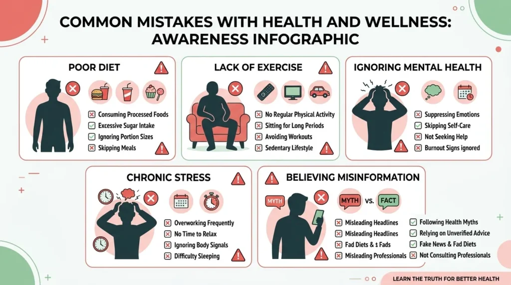 Common Mistakes with Health and Wellness