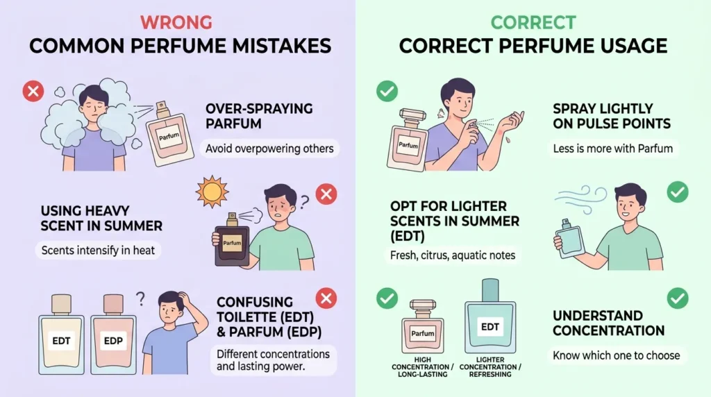 Common Mistakes With Parfum and Toilette