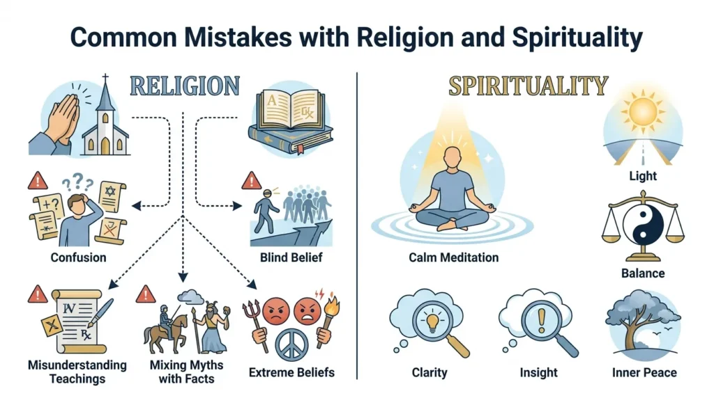 Common Mistakes with Religion and Spirituality