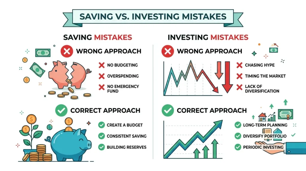 Common Mistakes with Saving and Investing
