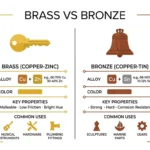 difference between brass and bronze