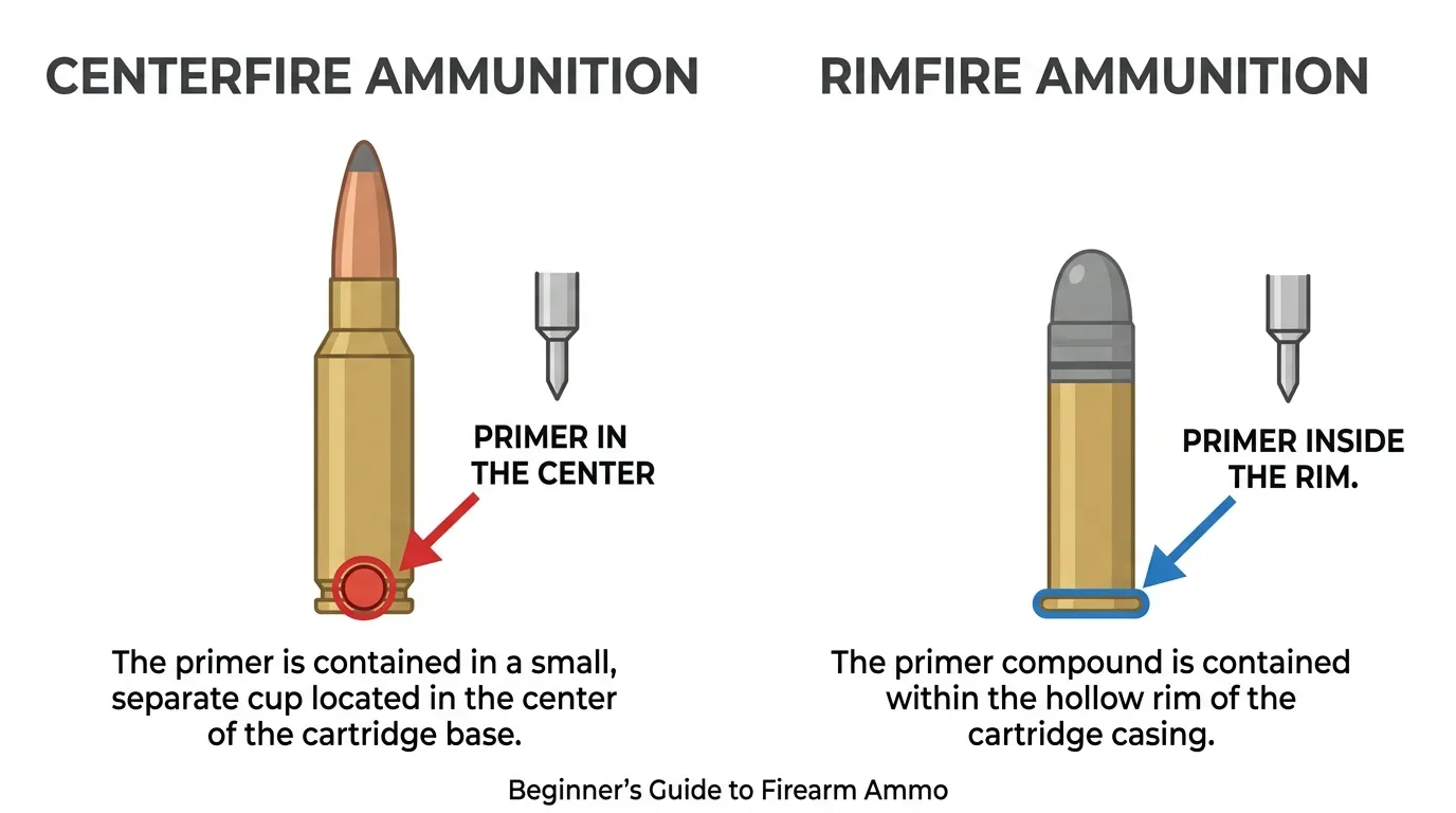 difference between centerfire and rimfire
