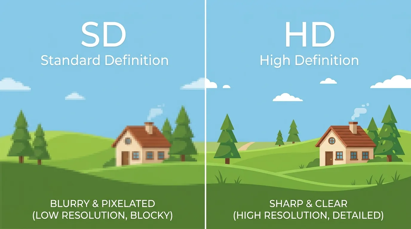 difference between hd and sd