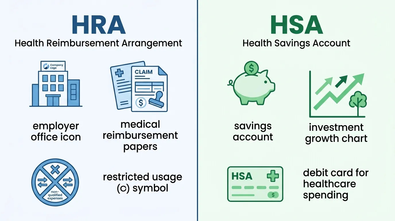 difference between hra and hsa