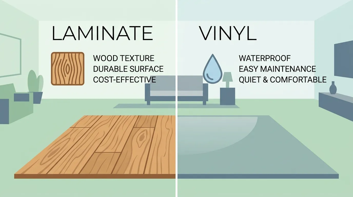 difference between laminate and vinyl