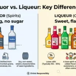 difference between liquor and liqueur