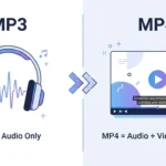 difference between mp3 and mp4