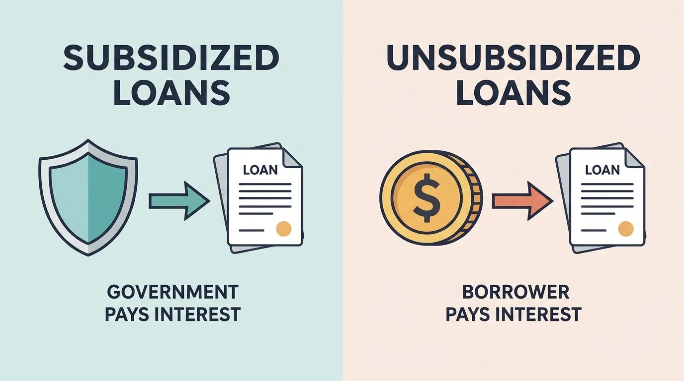 difference between subsidized and unsubsidized