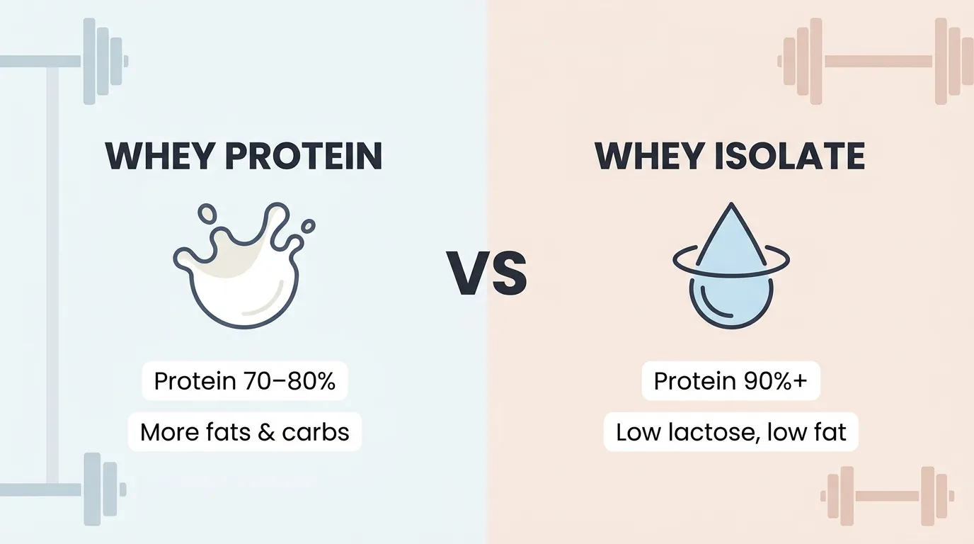 difference between whey and isolate