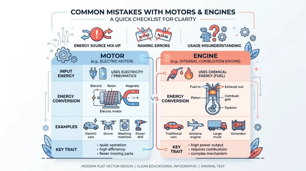 Frequent Mistakes People Make with Motor and Engine
