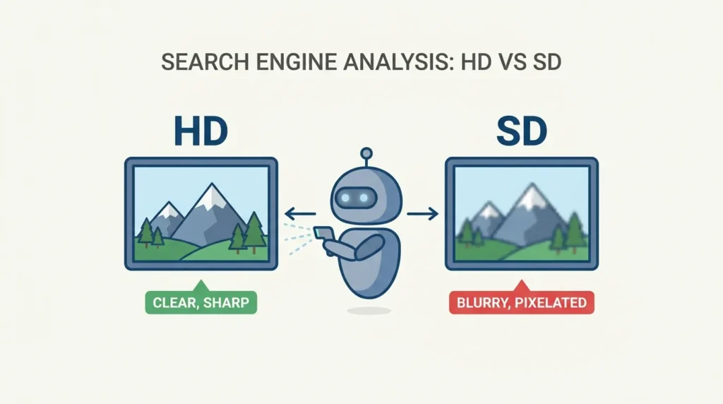 How Search Engines Understand HD vs SD