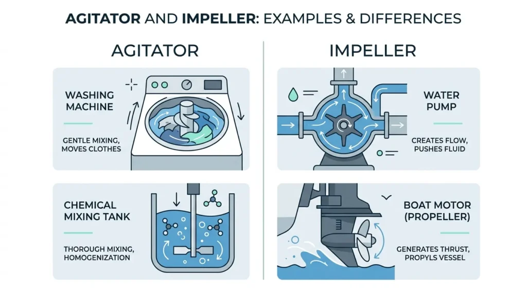 Real Life Examples With Agitator and Impeller