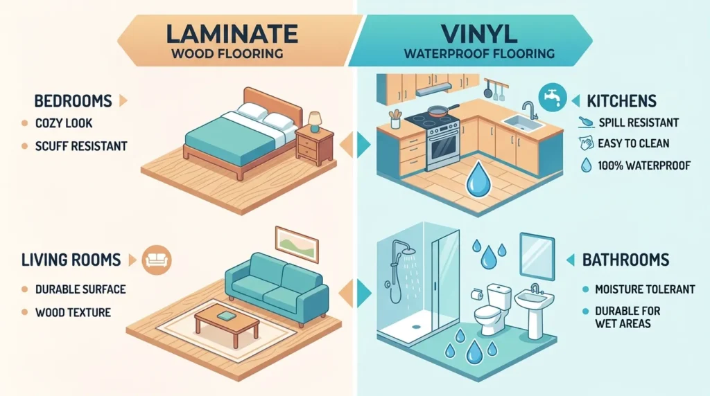 Real Life Examples with Laminate and Vinyl